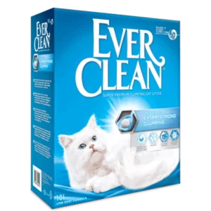 חול אברקלין מתגבש במיוחד - ללא בישום 10 ליטר EVER CLEAN