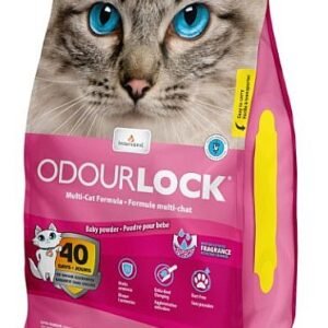 חול חתולים מתגבש קנדי Odourlock , ריח BABY POWDER, שק 12 קילו