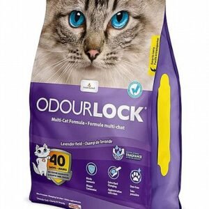 חול חתולים מתגבש קנדי Odourlock בריח לוונדר  12 קילו