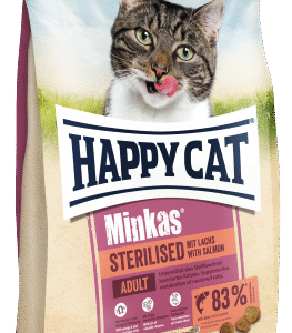 הפי קט סטרלייז סלמון 4 ק"ג לחתולים בוגרים Happy Cat