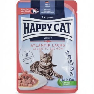 Happy Cat Adult – מזון רטוב לחתולים בטעם Atlantic Salmon (Salmon) 1+ years