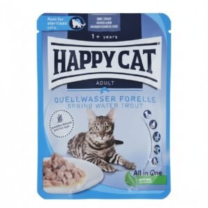 Happy Cat Adult – מזון רטוב לחתולים בטעם Trout (Spring Water Trout) 1+ years
